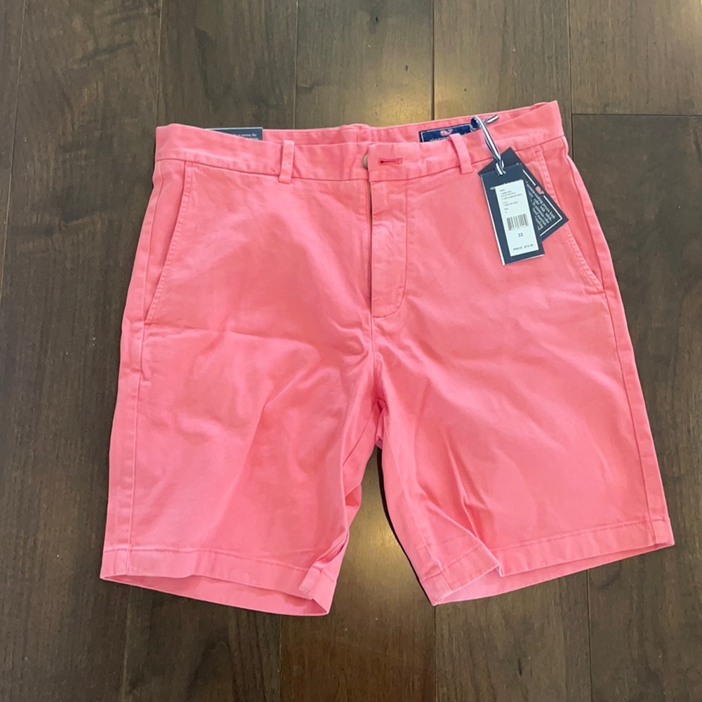 9” Breaker Shorts Vineyard Vines in lobster reef